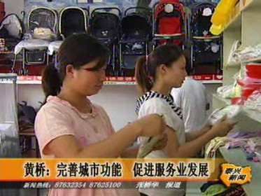 黃橋:完善城市功能 促進(jìn)服務(wù)業(yè)發(fā)展