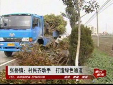 張橋鎮(zhèn):村民齊動手 打造綠色通道